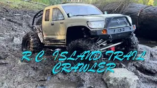 R.C. Trail Crawling. Axial Scx6 Honcho crawling to Crofton Lake.