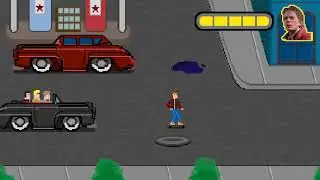 Back to the Future - retro videogame animation