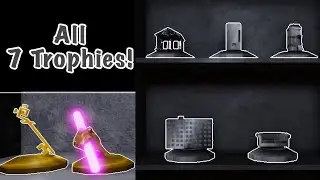 Roblox THE BACKROOMS [REDACTED] - How to get all the 7 trophies