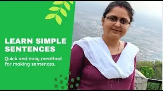 Learn to make sentences using TO BE VERB.