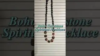 Is This Spiritual Jewelry? | Boho Gemstone Necklace That Speaks to Your Soul #bohojewelry