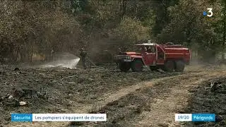 Dordogne : les pompiers formés au pilotage de drones