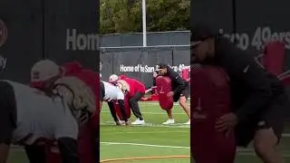 🚨Kalia Davis shows his explosive first step at 49ers minicamp🚨
