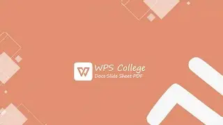[WPS Office] PPT 2.16: PowerPoint Shortcuts for Editing in WPS Presentation [Tutorial]