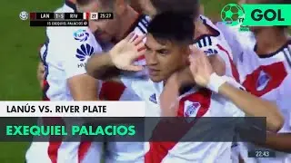 Exequiel Palacios (1-5) Lan&uacute;s vs River Plate | Fecha 7 - Superliga Argentina 2018/2019