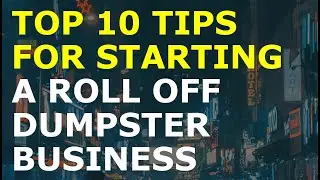 How to Start a Roll off Dumpster Business | Free Roll Off Dumpster Business Plan Template Included