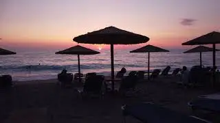 Best Sunset & Waves in Lefkada ~ Kathisma Beach ~  4K Drone View