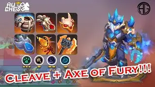 MAXIMUM CLEAVE WITH AXE OF FURY SVEN! INSANE RNG! | Auto Chess Mobile S19