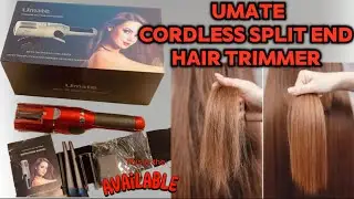 Umate cordless split End Hair trimmer | safey trim split ends and damaged hair ends in minutes