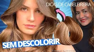 MISTURAS DE TINTAS PARA ILUMINAR SEM DESCOLORIR O CABELO PRETO e Cobrir Branco