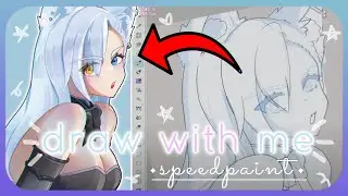 🌸Draw With ME | SKEB | Cute Music🎧 | Digital iPad Art Using CSP🎨