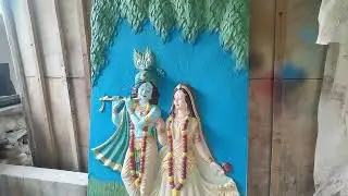 Radhakrishna fiberglass wall mural art available free home delivery 💥💥💥 custom design available 🥰🥰