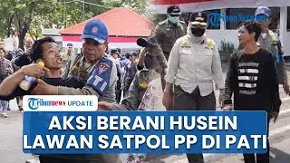 Sosok Ahmad Husein, Pria yang Viral Adang Satpol PP & Pejabat saat Demo Tolak Kebijakan Bupati Pati