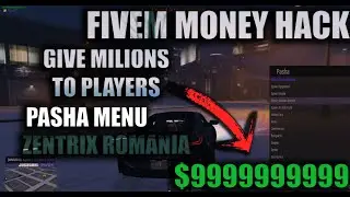 FIVEM HACK | Giving Money On Zentrix Romania | FiveM Unlimited Money Hack