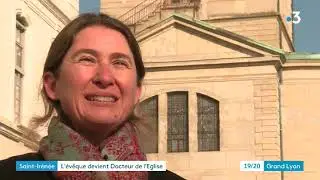 France 3 | Ir&eacute;n&eacute;e Saint patron de l&rsquo;UCLy : interviews d&rsquo;Elie Ayroulet et Marie-Laure Chaieb