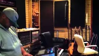 Meatbeatz working on music for his up and coming project
