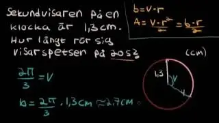 Cirkelsektorn och radianer- Matte 4