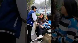 🎀Pulling Cheek on Stranger Girls?🥰||@Prank4you_