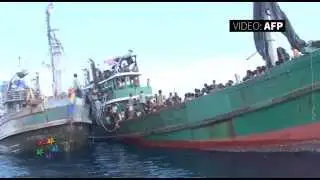 Humanitarian aid for stranded migrants