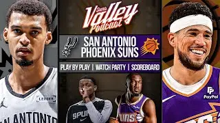 San Antonio Spurs at Phoenix Suns  | LIVE Reaction | Scoreboard | Play By Play | Postgame Show