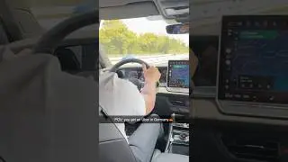 This is how fast Uber drives in Germany😂🇩🇪 #autobahn #speedlimit #germany #uber #taxi