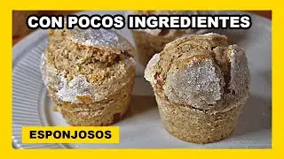 🔶 Como hacer MUFFINS de VAINILLA veganos (receta con ACEITE)