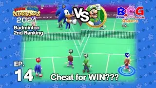 Mario Olympic Games 2021 - Badminton EP 14 - 2nd Rank Group A - Sonic VS Luigi