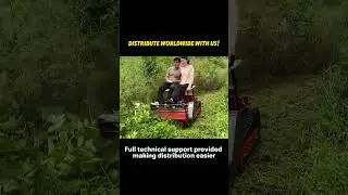 Tackle Tough Growth Easily! Front-Mounted Flail Mower for Effortless Yard Work