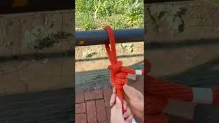 The Best Knot for Tents, Tarps, and Clotheslines #knot #technique #rope #knowledge