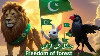 Jungle's Independence | 14 August Animal Story in Urdu