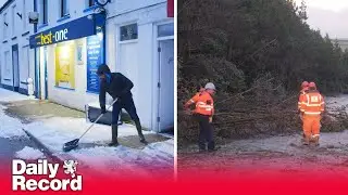 Storm Goretti leaves tens of thousands without power as high winds and snow wreaks havoc across UK