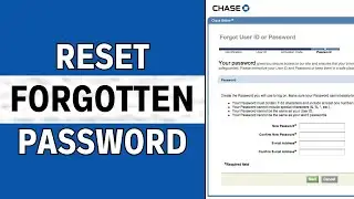How To Reset Forgotten Chase Bank Password (2025)