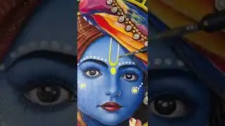 krishna # beautiful # painting # art # drawing tutorial # @RituArtist-87
