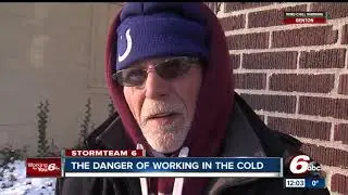 The dangers of working in cold conditions