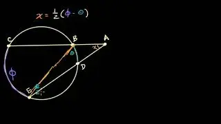 Proof: Angle formed by intersecting secants | Geometry (TX TEKS) | Khan Academy