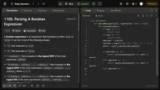Parsing A Boolean Expression - Leetcode (Python)