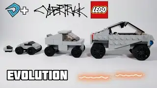 LEGO Tesla Cybertruck EVOLUTION - Tutorial ( EASY )