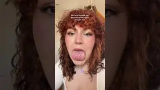 Why Does Her Tongue Look Like That?!