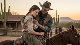 She Was Shot While Defending Her Land, The Cowboy Rode Her To Town While Holding Pressure On Wound