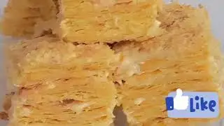 Огизда эрийдиган Наполён торти! Самий вкусный Наполён! 