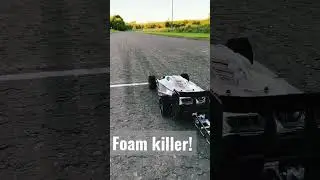 Smoked! Need new foams #shorts #rc #drag #speedrun #foams #lipo