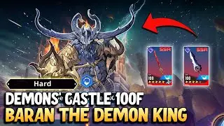 [Hard] WOBL Demons' Castle 100F - Baran, The Demon King - 925k TP | Solo Leveling: ARISE