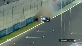 My impostor crashes his Benetton B197