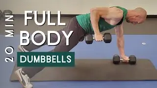 20 Min Killer Home Dumbbell Workout (Build Strength + Burn Fat)
