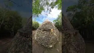 Maya Tempel in Cob&aacute; (Yucat&aacute;n, Mexico) Xaib&eacute;