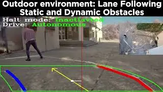 Lane Following With Obstacle Avoidance For Unmanned Tracked Vehicles Using Monocular Vision And ADRC