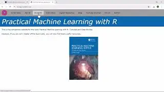 New AI Textbook: Practical Machine Learning with R