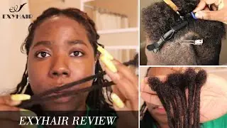100% Real Human Hair Loc Extensions Review ft EXYHAIR