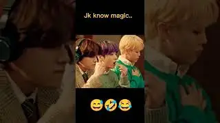 Wow jk know magic.. 😂🤣😅😅#bts #jimin #v #jin #jk #magic