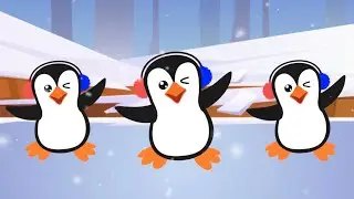 Penguin Wiggle Song  🐧🎶 I Dance Song for Kids✨ I  Singing Penguin